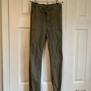 American Eagle size 4 zip-hem joggers